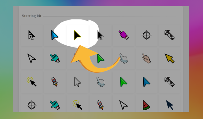 Ilapat ang cursor